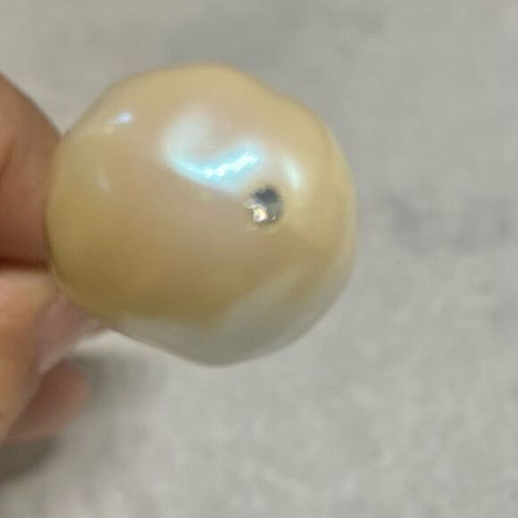 Vintage Pearl & Crystal Hat Pin - Picture 2 of 3